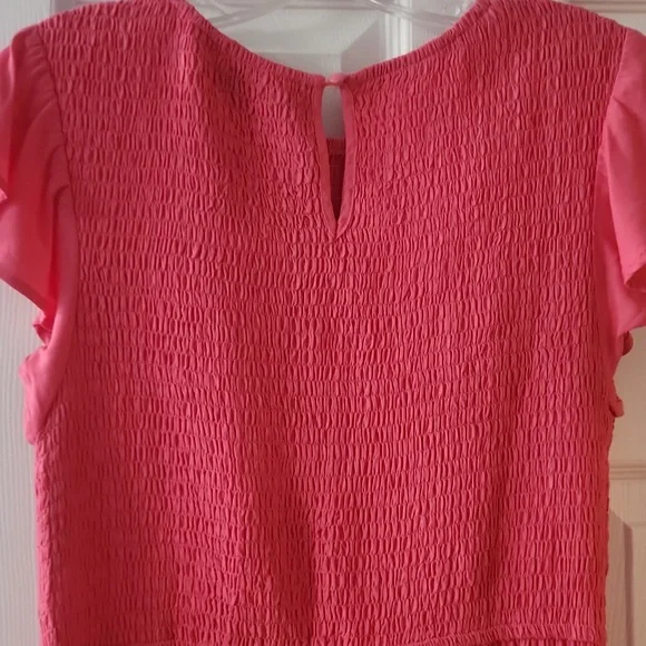 Zesica Pink Smocked Dress - Picture 7 of 8